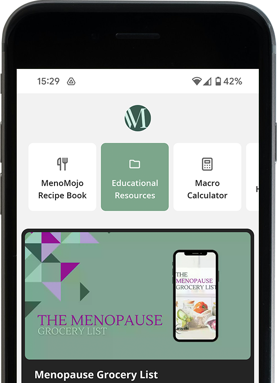 Online personal training - MenoMojo App